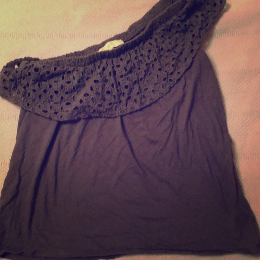 Loft one shoulder top